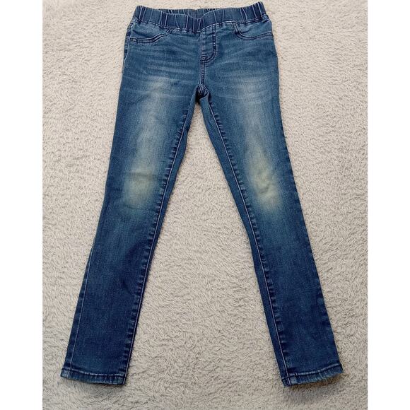Cat & Jack Jegging Jeans Girls 8 26 X26 Straight Blue - Picture 1 of 4